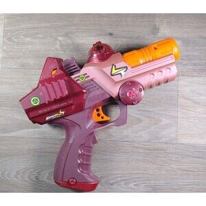 Lazer Tag Team Ops Drone Pistol Laser Gun Hasbro Tiger Electronics Red
